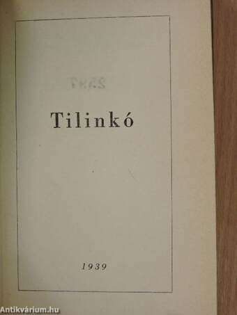 Tilinkó