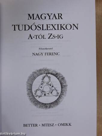 Magyar tudóslexikon A-tól Zs-ig