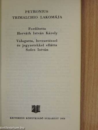 Trimalchio lakomája