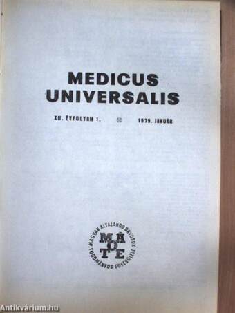 Medicus Universalis 1979/1-6./Supplementum