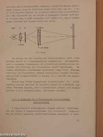 Kísérletek a fizikai fénytan köréből