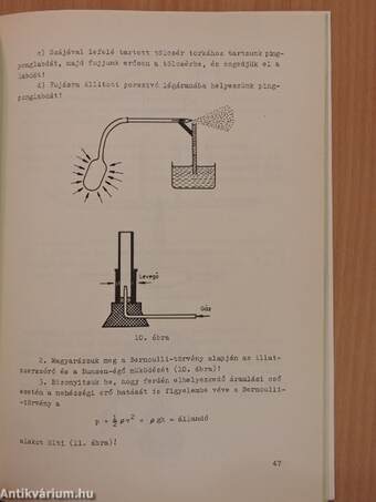 Kísérletek folyadékokkal és gázokkal