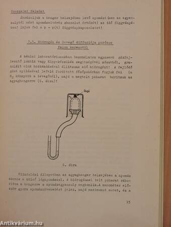 Kísérletek a termodinamika és az anyagszerkezet köréből