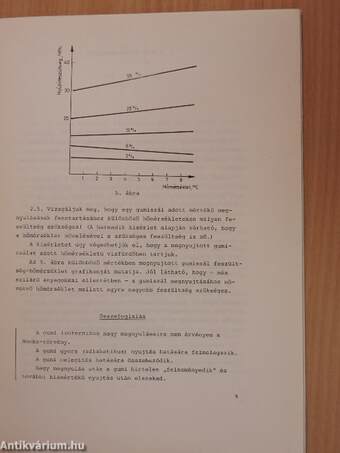 A gumi rugalmas és termikus tulajdonságai