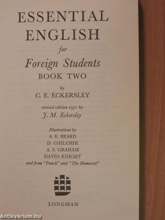 Essential English for Foreign Students 2. - Student's Book