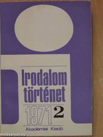 Irodalomtörténet 1971/2.