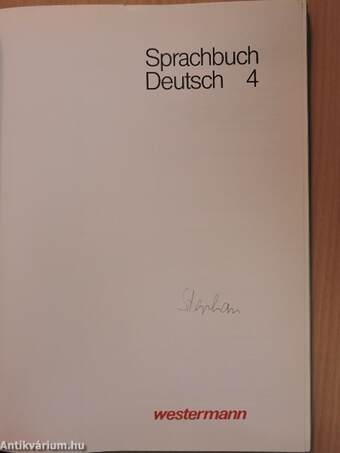 Sprachbuch Deutsch 4.