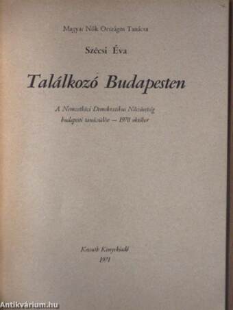 Találkozó Budapesten