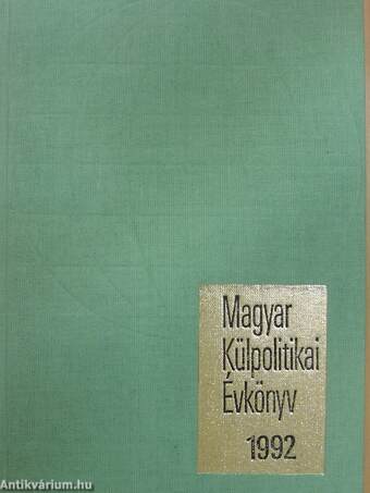 Magyar Külpolitikai Évkönyv 1992.