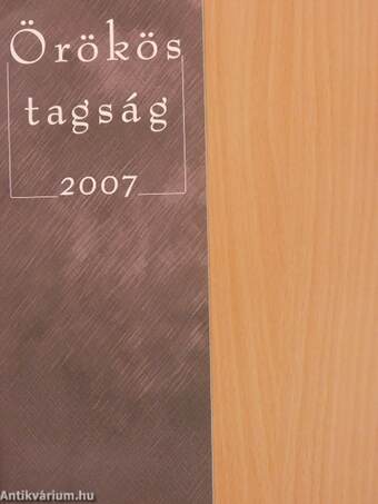 Örökös tagság 2007