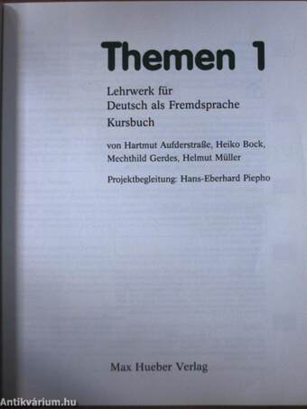 Themen 1 - Kursbuch