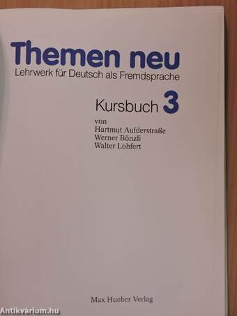 Themen neu 3 - Kursbuch