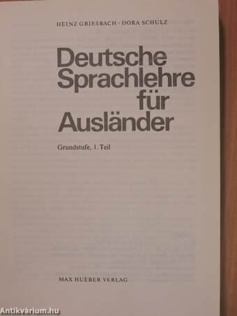 Deutsche Sprachlehre für Ausländer 1-2.