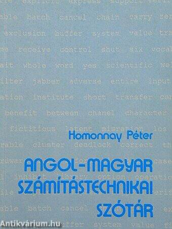 Angol-magyar számítástechnikai szótár