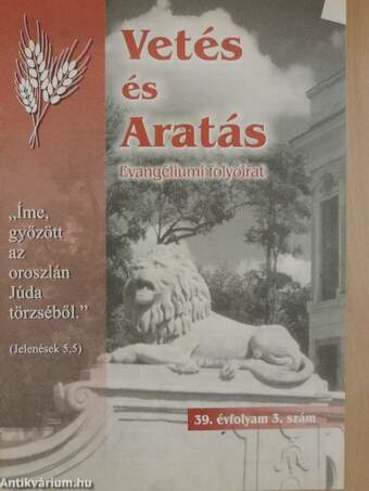 Vetés és aratás 2001/3.