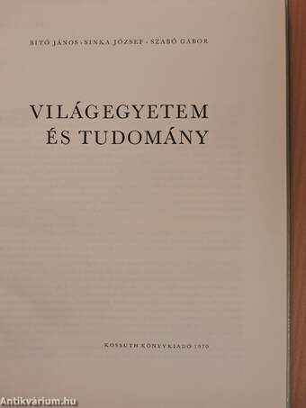 Világegyetem és tudomány