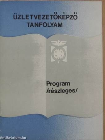 Vendéglátó üzletvezető tanfolyam program