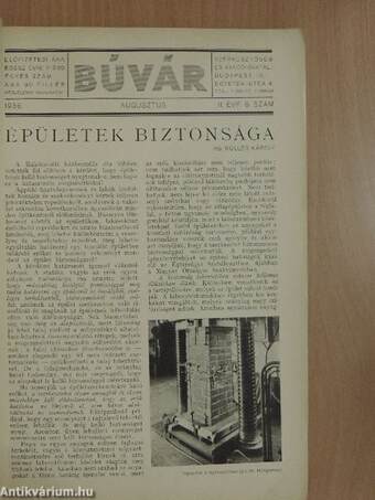 Búvár 1936. augusztus