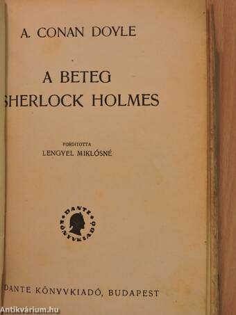 A beteg Sherlock Holmes