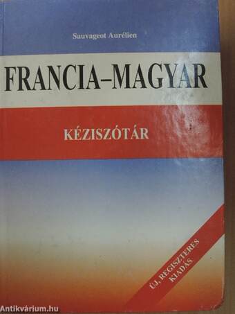 Francia-magyar kéziszótár