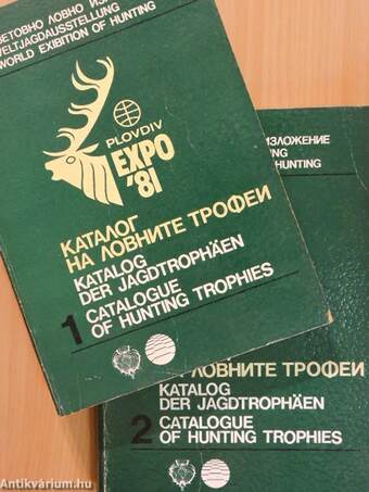 Katalog der Jagdtrophäen/Catalogue of Hunting Trophies I-II.