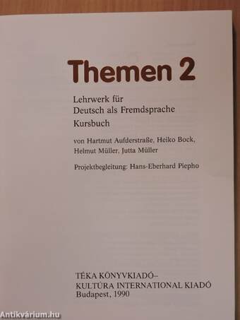 Themen 2 - Kursbuch