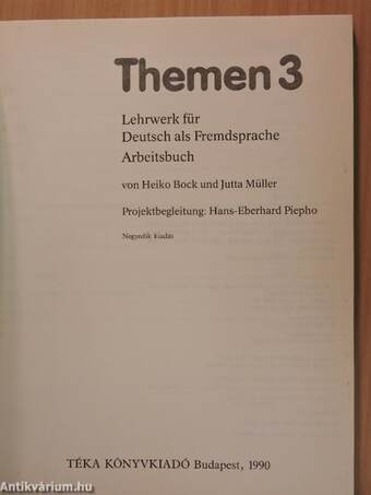 Themen 3 - Kursbuch/Arbeitsbuch