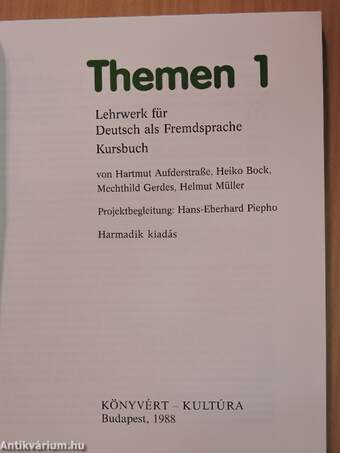 Themen 1 - Kursbuch