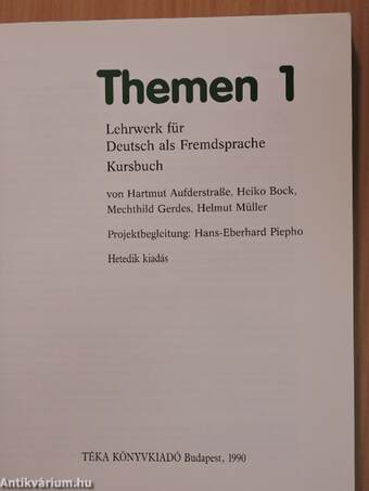 Themen 1 - Kursbuch