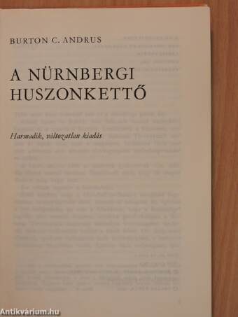 A nürnbergi huszonkettő