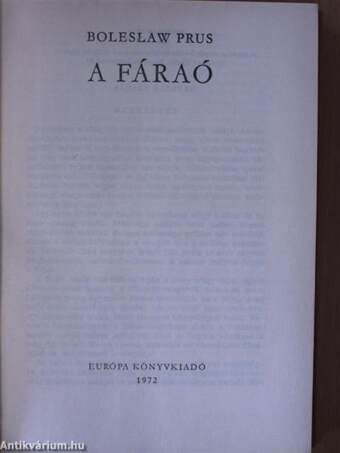 A fáraó