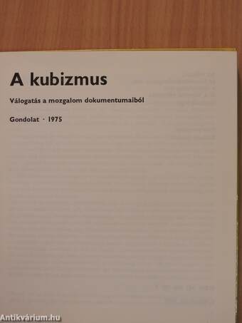 A kubizmus