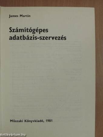 Számítógépes adatbázis-szervezés