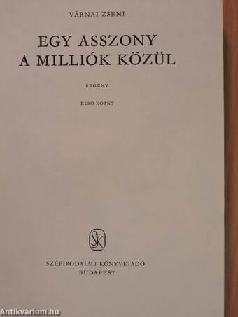 Egy asszony a milliók közül 1-2.