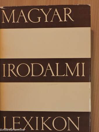 Magyar Irodalmi Lexikon III. (töredék)