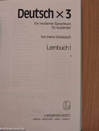 Deutschx3 Lernbuch I.