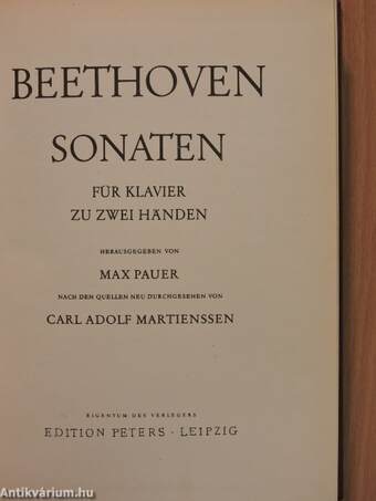 Beethoven Klaviersonaten 1.