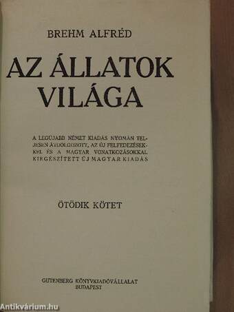 Brehm - Az állatok világa 5.