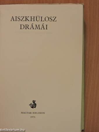 Aiszkhülosz drámái