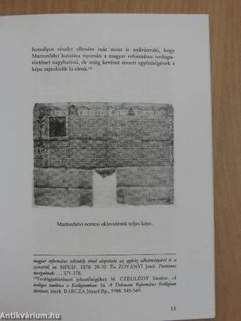 Martonfalvi György (1635-1681) munkásságának jelentősége a Debreceni Református Kollégium és a magyar peregrináció történetében