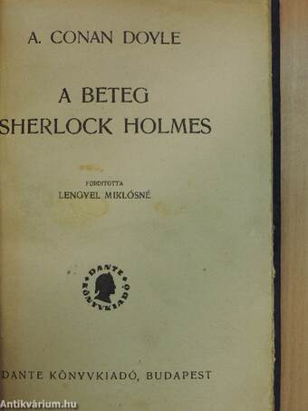 A beteg Sherlock Holmes