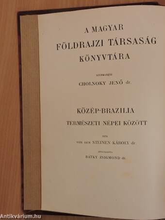 Közép-Brazilia természeti népei között