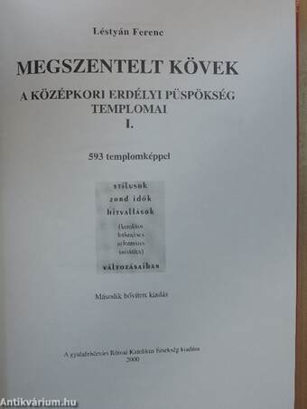 Megszentelt kövek I-II.