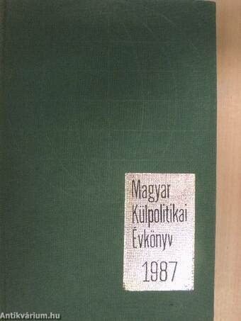 Magyar Külpolitikai Évkönyv 1987.