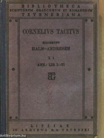 Cornelius Tacitus I/1-2.