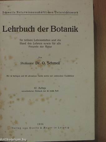 Lehrbuch der Botanik