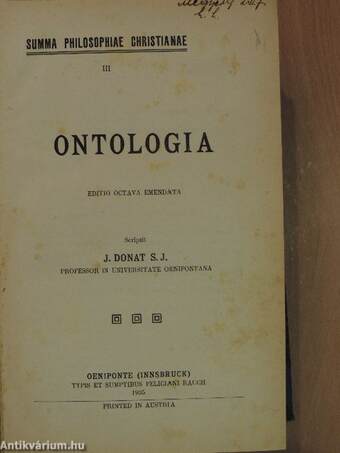 Ontologia/Cosmologia