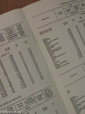 Komárom-Esztergom megye statisztikai évkönyve 1992