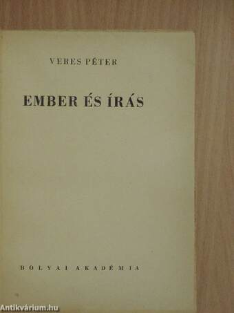 Ember és írás