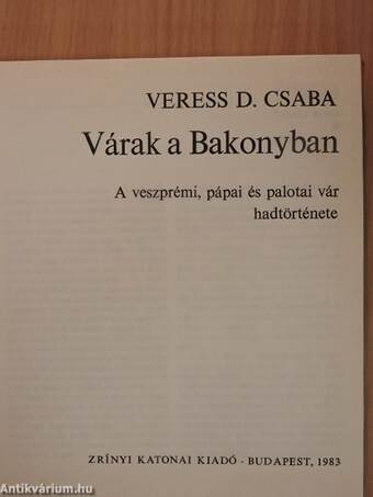 Várak a Bakonyban